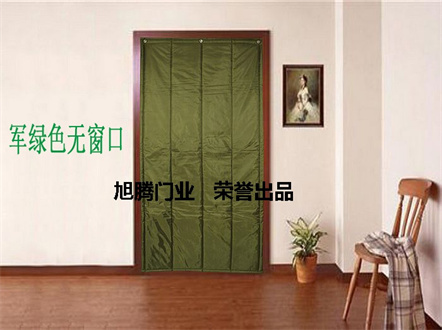 軍綠棉門簾